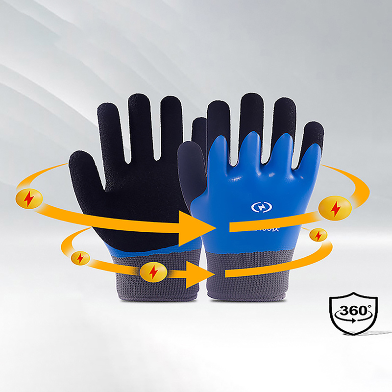 Isolerende Handschoenen Anti-Elektriciteit Beveiliging Handschoenen Rubber Elektricien Werken Antislip Bescherming Geïsoleerde Handschoenen: Default Title