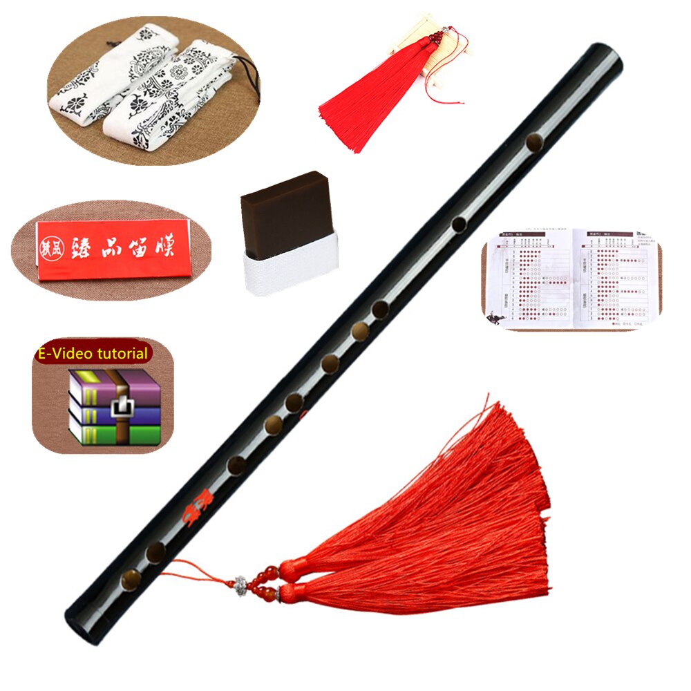 Flauto cinese di alta qualità strumenti musicali tradizionali Dizi di bambù per principianti C D E F G chiave Chen Qing Flauta trasversale