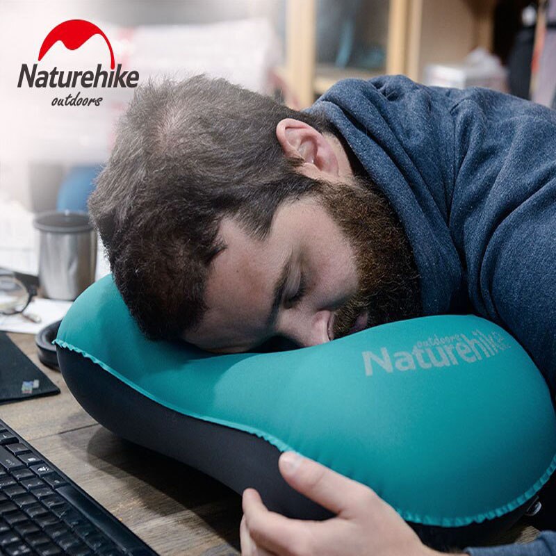 Naturehike Aufblasbare Kissen Reisen Luft Kissen Hals Camping Schlaf Getriebe Schnelle tragbar TPU Büro Freien Wandern NH17T013-Z