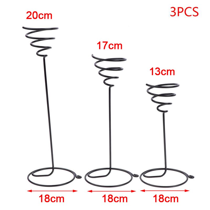3 stk metall luft ananas stativ utgangspunkt plante blomsterstativ holder hjemme balkong dekor