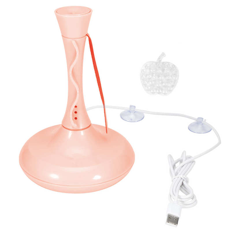 Lavadora portátil con ahorro de agua de 360 grados, lavadora compacta para ropa interior limpia, calcetines para bebé: Rojo