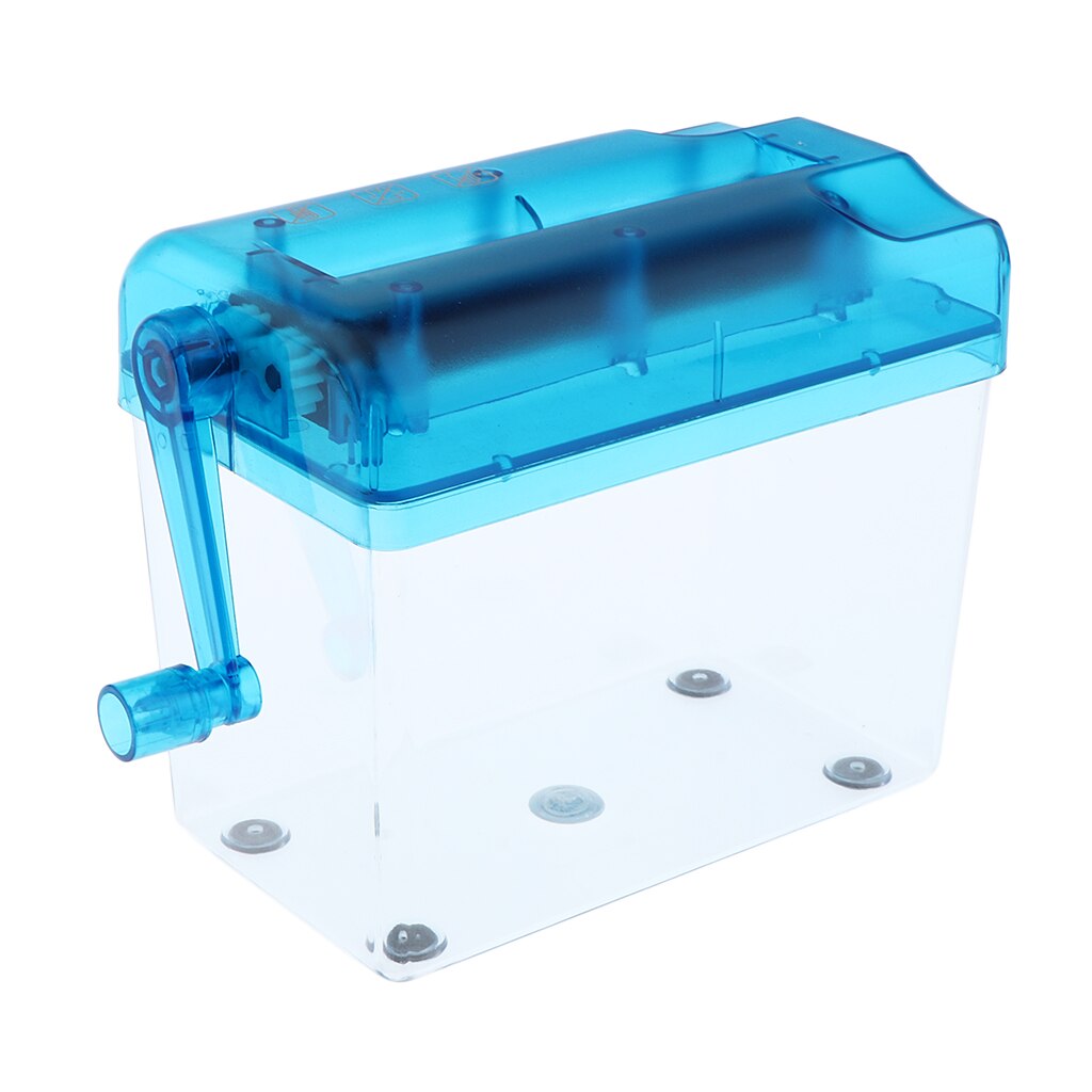 Manual Shredder for Paper and Card Hand Cut Paper Shredder One Piece of Folded A6 Size Straight Strip Cut 3 mm