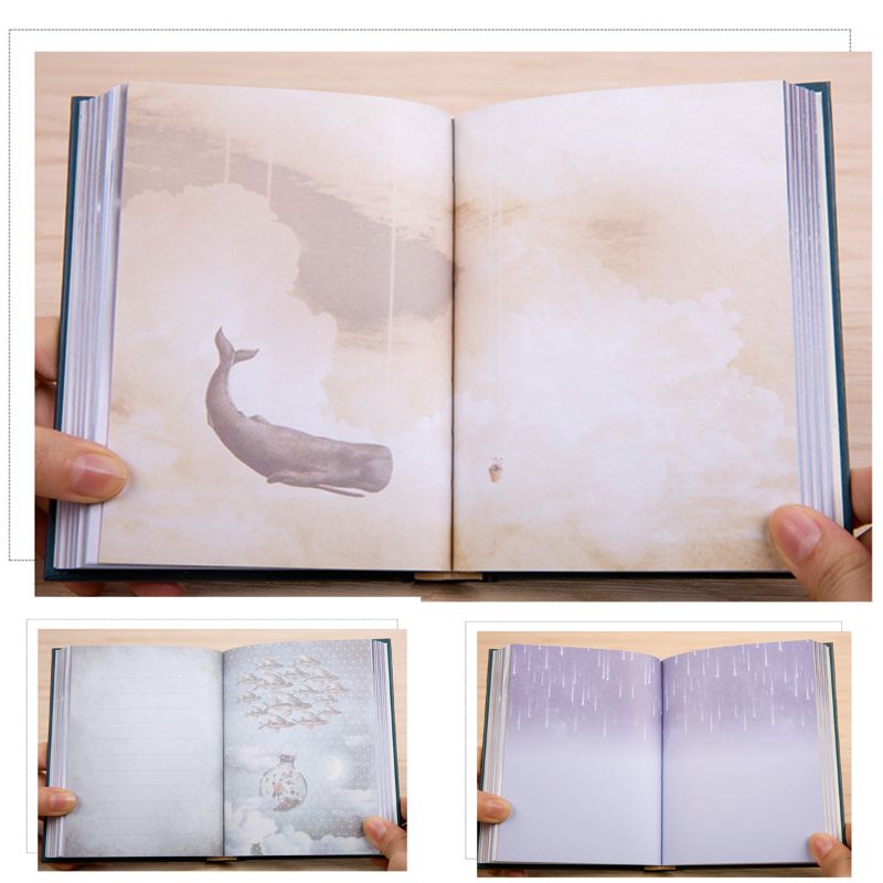 "Like a Dream" Diary with Lock Notebook Cute Functional Planner Lock Book Dairy Journal Stationery Box Package