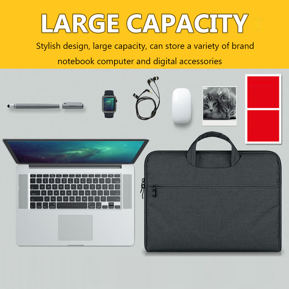 Laptop Sleeve Case Notebook Computer Cover Bag Shockproof For Apple MacBook HP Dell Lenovo 11 13 14 15 inch