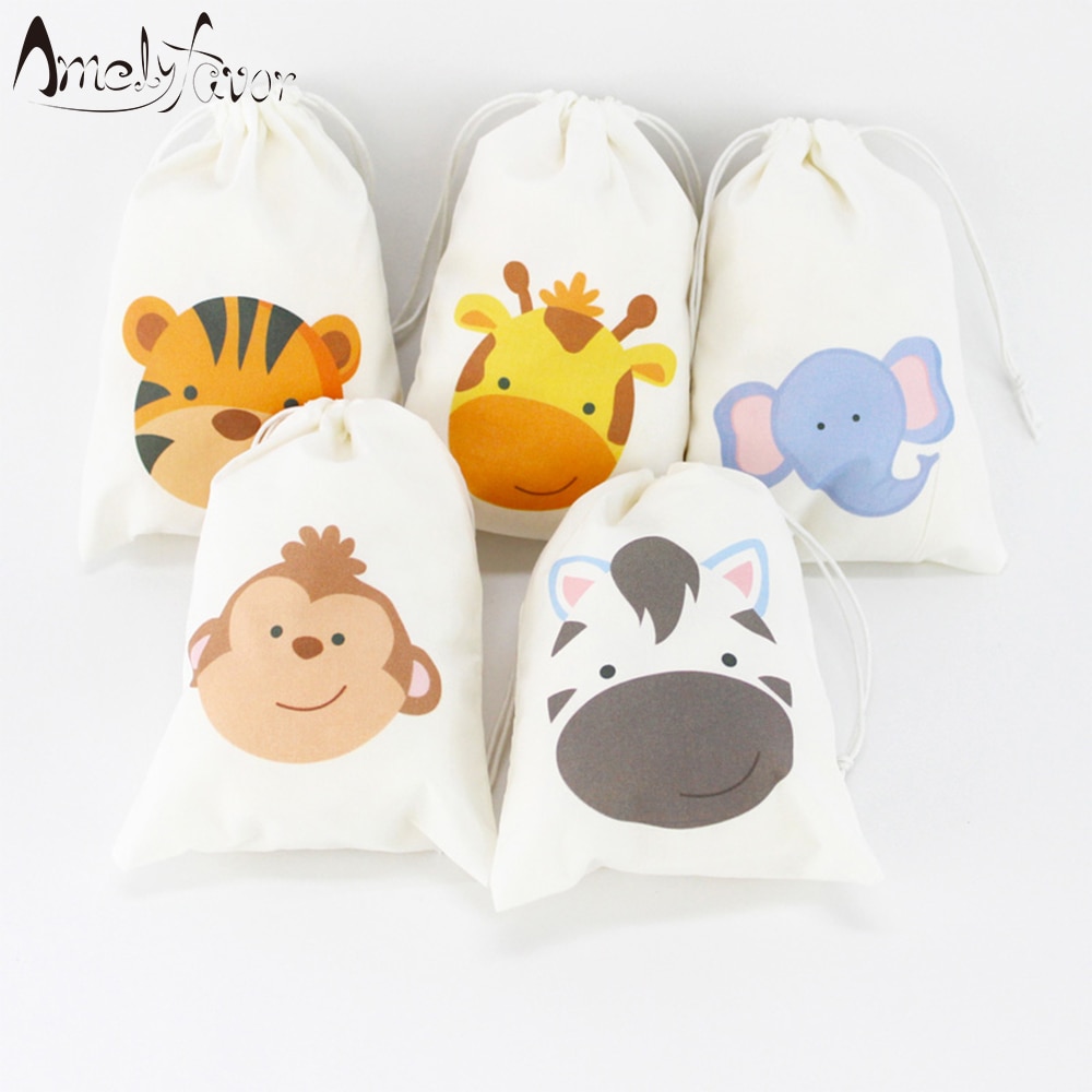 Safari Baby Dieren Thema Gunst Tassen Candy Tassen Baby Shower Tassen Jungle Animal Party Decoraties Levert