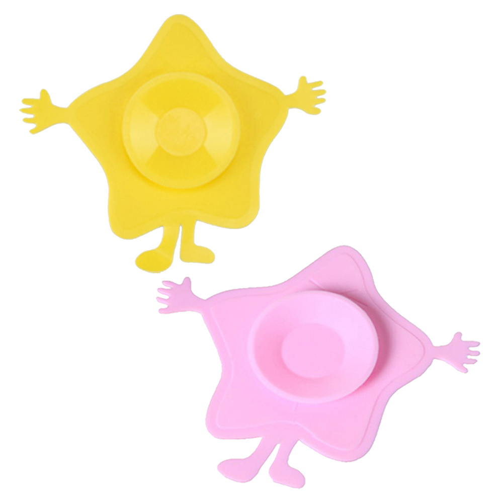 4 Stuks Baby Kom Zuig Pads Antislip Siliconen Matten Zuignap Pads Kids Servies Sukkels (2 Stuks Geel, 2 Stuks Roze): Default Title