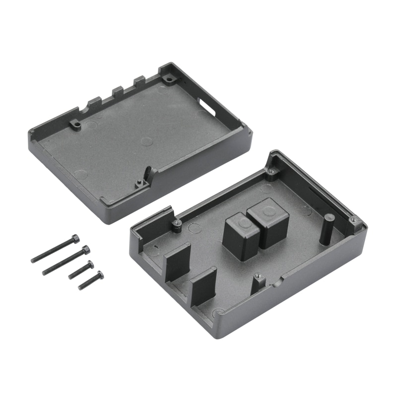 Raspberry Pi 4 Aluminum Case Passive Cooling Gray Shell Metal Enclosure Box Heat Dissipation for RPI 4