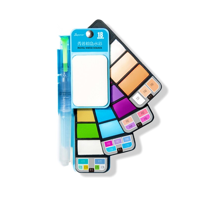 24 Kleuren Metallics Aquarelverf - Kunstschilderset Palet | Glitter Effen Kleuren Aquarel Verf Palet, Draagbare Aquarel Verf Kit voor Kunstenaars en Schilderen Liefhebbers 24 Kleuren Metallics Aquarelverf - Kunstschilderset Palet | Glitter Effen Kleuren Aquarel Verf Palet, Draagbare Aquarel Verf Kit voor Kunstenaars en Schilderen Liefhebbers
