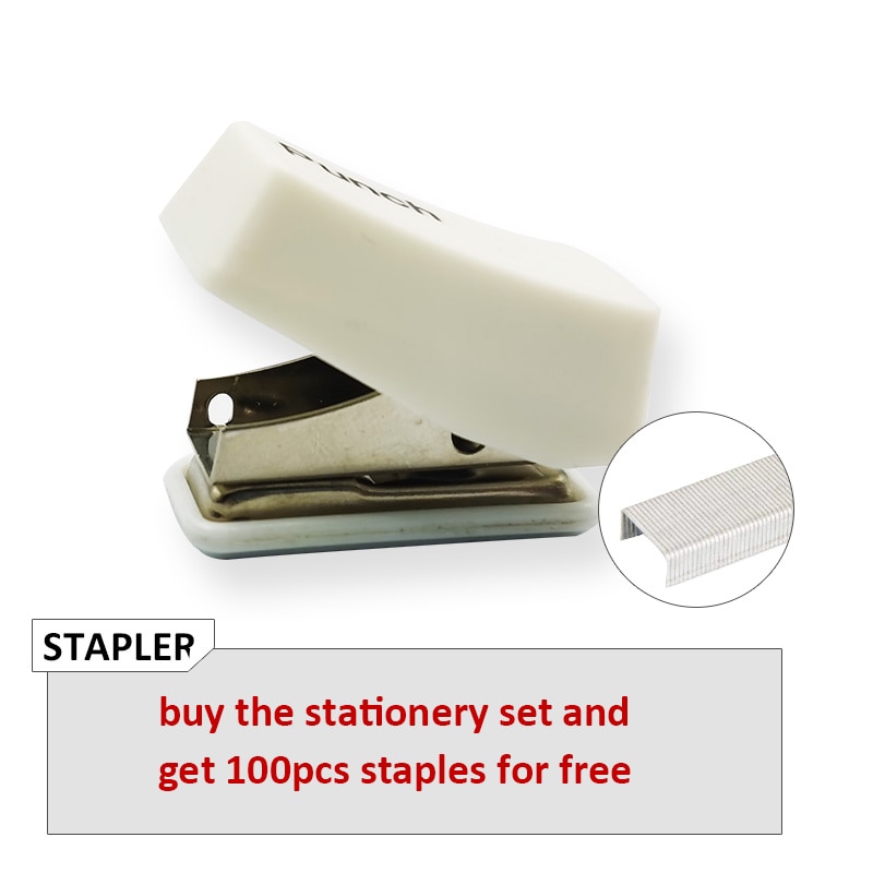 Novelty keyboard stationary set as office stationary supplies , stapler / puncher / keyboard brush / clip adsorption