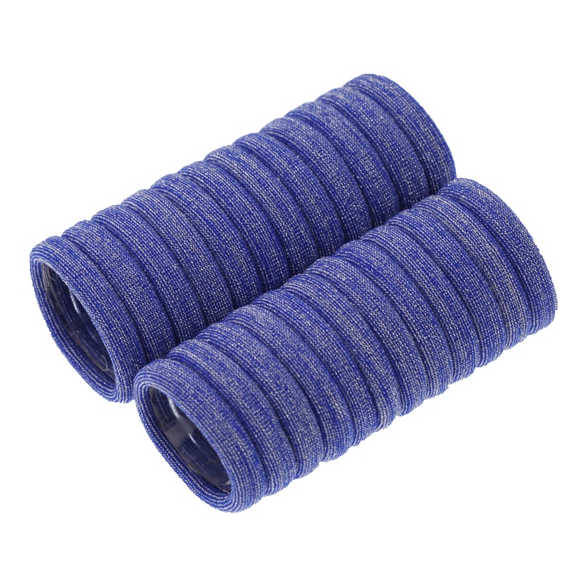 4.5 cm vrouwen haar rubber Meisjes Hoofdbanden haar Houders Kleurrijke Elastische Haarbanden kinderen Vrouwen Haaraccessoires hoofddeksels 24 stks/partij: Blauw