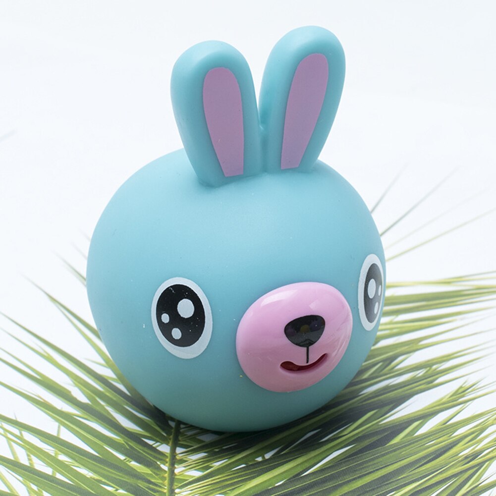 Jouet pour enfant et adulte, anti-Stress, balle molle, Jabber, Animal parlant, amusant: S Purple Rabbit