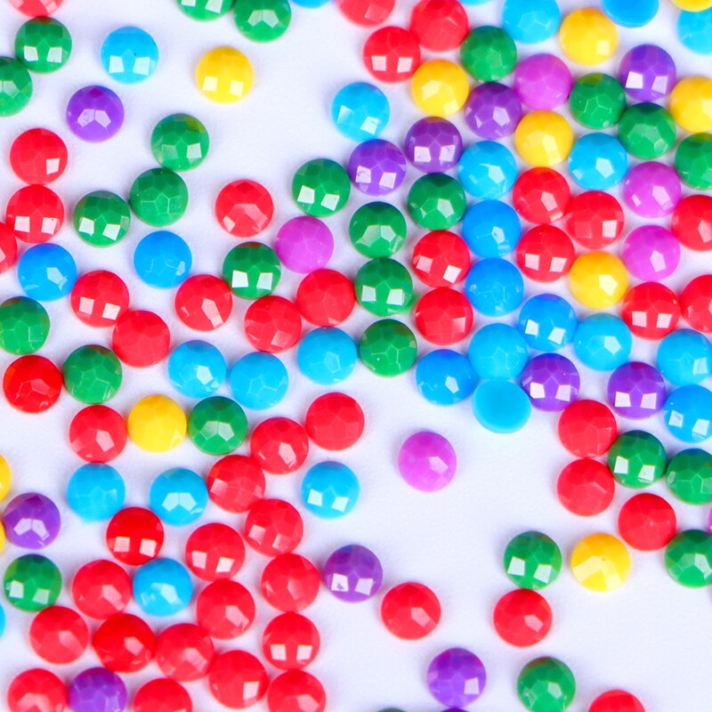 Peinture diamant personnalisée en résine 5D, perles rondes ou carrées, broderie 3D, à faire soi-même, mosaïque de strass