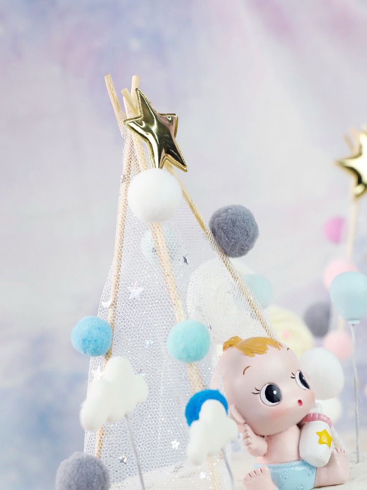 bottle baby Cake Topper Baby Boy or Girl Happy Birthday Cake Topper Wedding Cake Topper Party Supplies