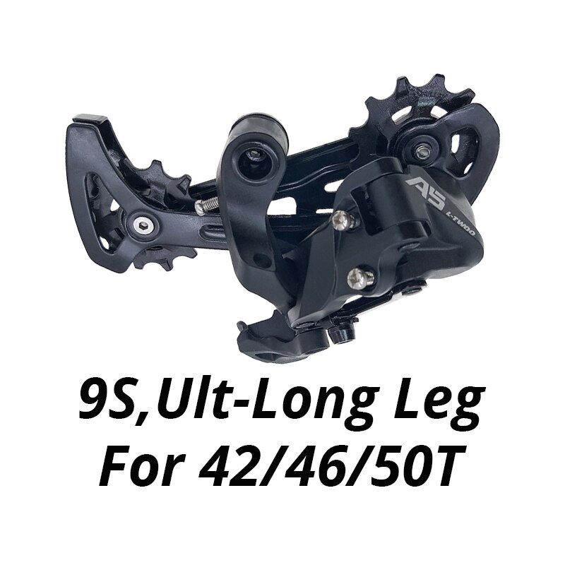 LTWOO A5 1X9 9 velocidades cambio de marchas grupo de activadores 9 s 9v palanca de cambio 9 velocidades cambio de marchas trasero Compatible SRAM: 9S Ult-long RD