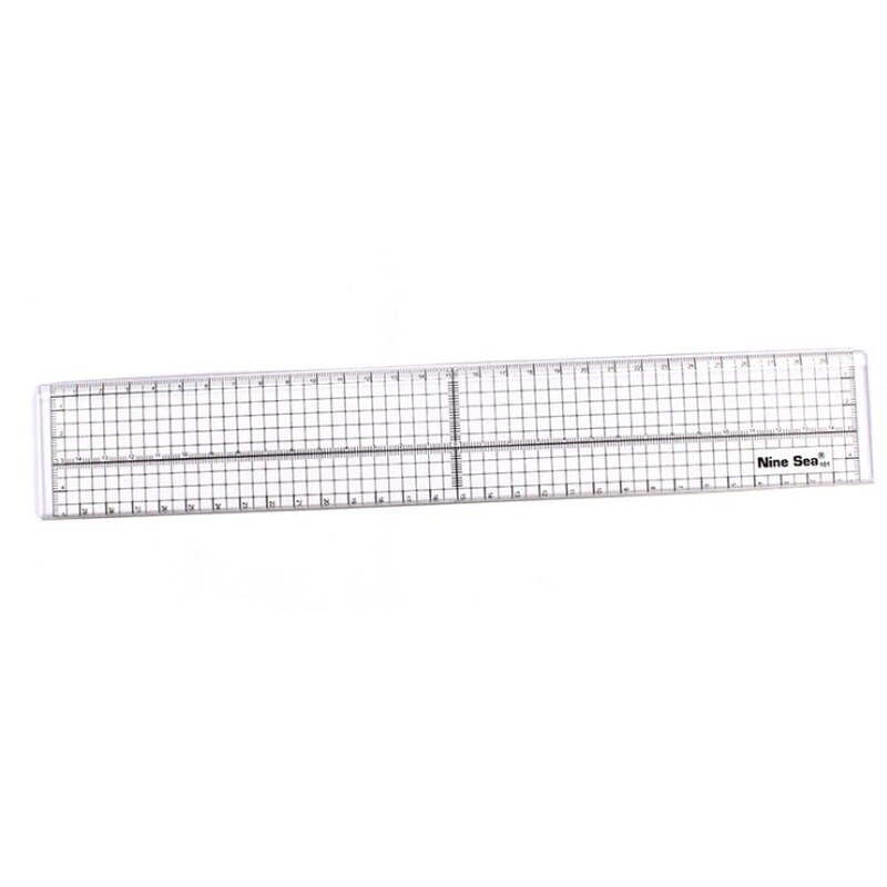 30cm Fixed Ruler Metal Stainless Steel Edge Patchwork Measuring And Cutting Manual Ruler Is Not Easy To Cut And Deform