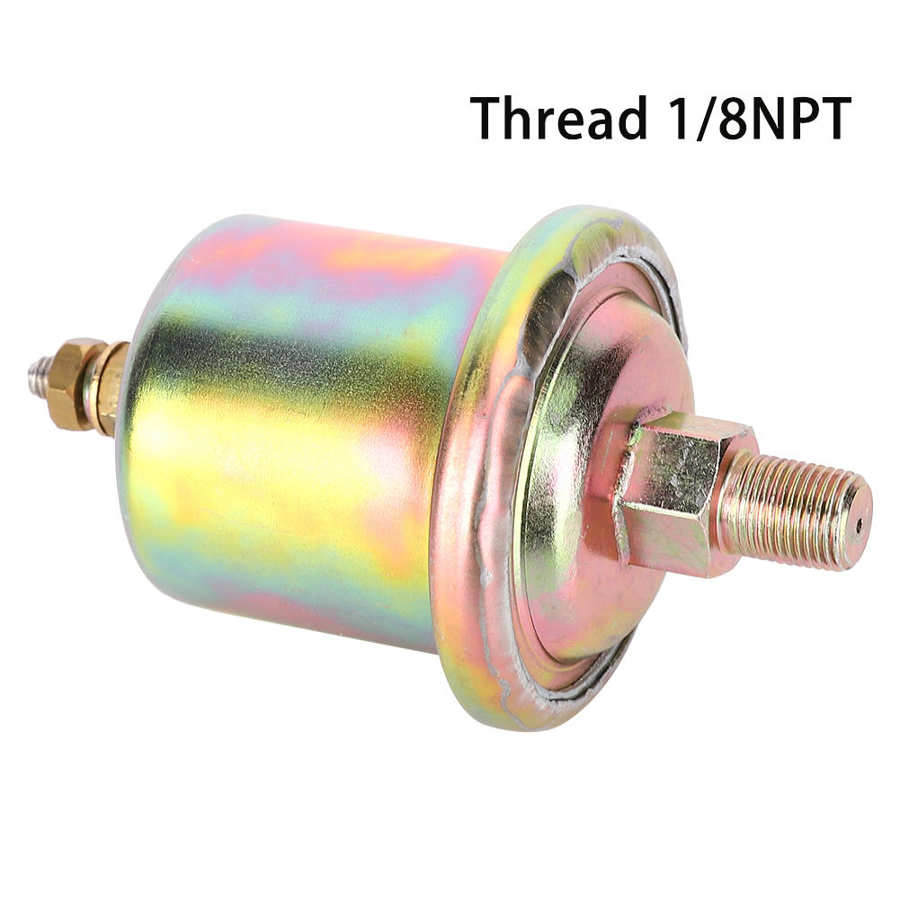 Sensor de presión de aceite de motor de coche, interruptor de cabeza individual de 1/8NPT, celda de carga de rosca 0-1.0Mpa, 3015237, 1PIN