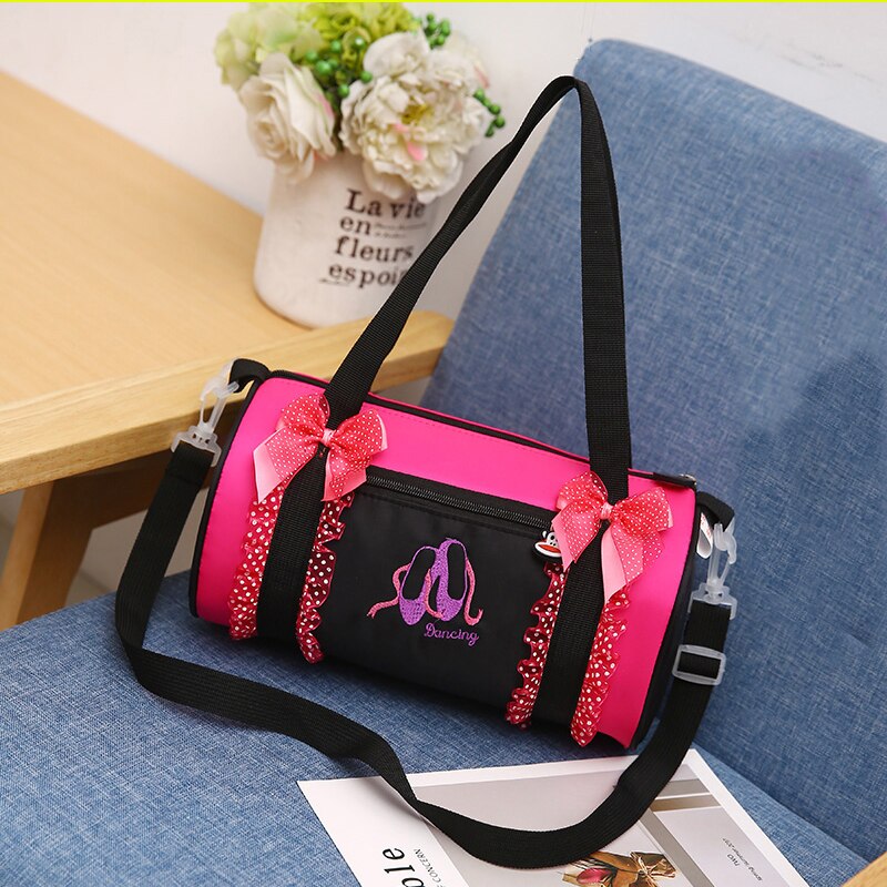 Girl Ballet Dance Bag for Girls Ballet Tutu Bags Ballerina Shoulder Bag for Kids Princess Dancing Children Dancer Bags: RHODO