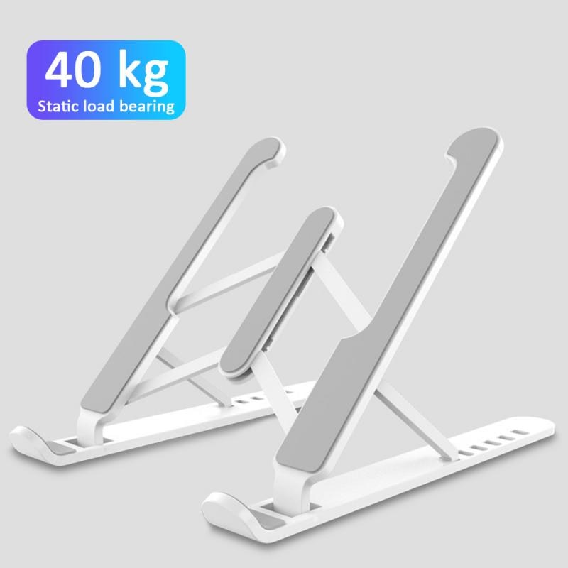 Bærbart laptop stativ foldbar støtte base notebook stand holder til macbook pro air hp lapdesk computer beslag riser