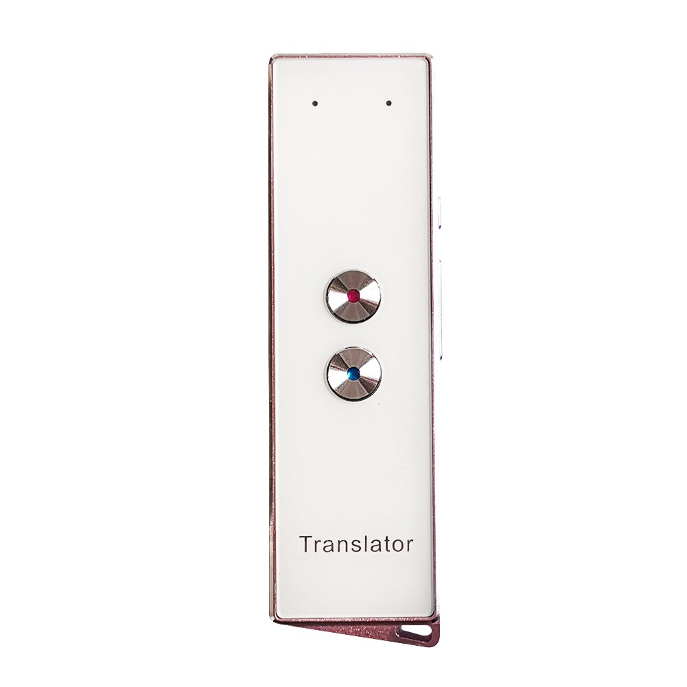 Travel Learning Language Translator Speech Real Time Instant Long-lasting Communication Dual MIC Interpreter Smart Voice: Gold