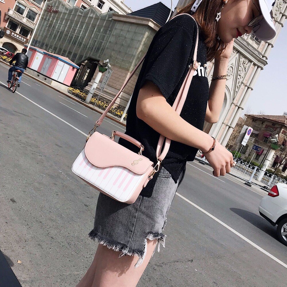 Neue Frauen persönlichkeit klavier tasche Süße Dame Umhängetasche Weibliche Schulter handtasche Mädchen Schöne Tote crossbody