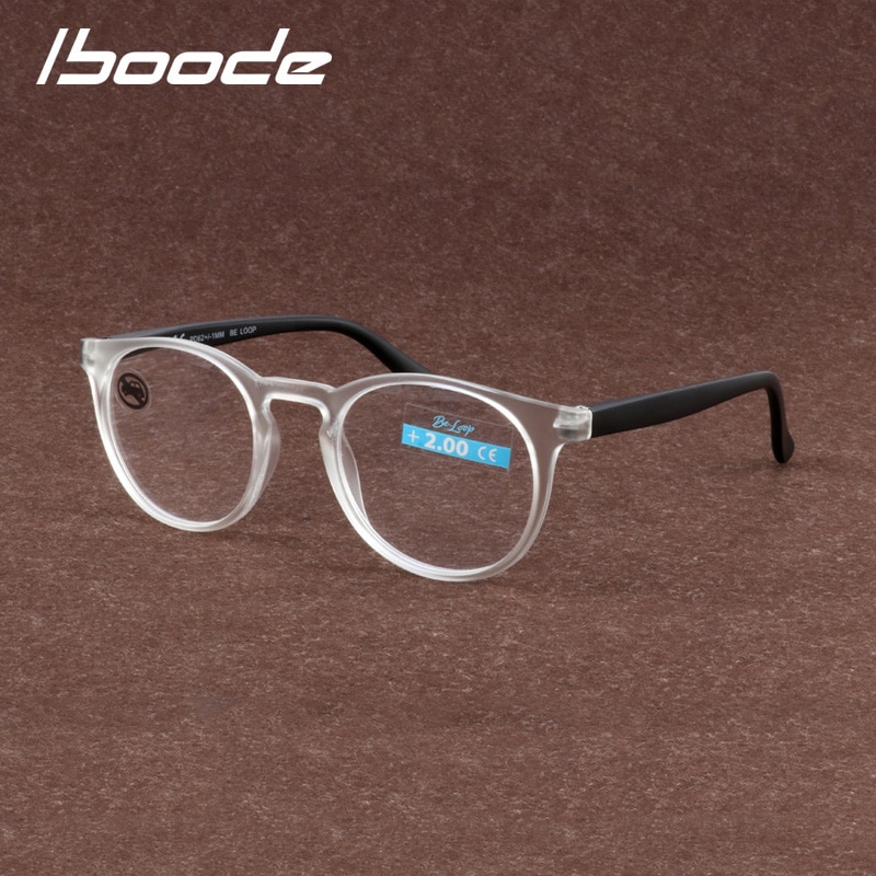IBOODE Ronde Leesbril Vrouwen Mannen Verziend Brillen Vrouwelijke Mannelijke Verziendheid Brillen Unisex Optics Vergrootglas Bril