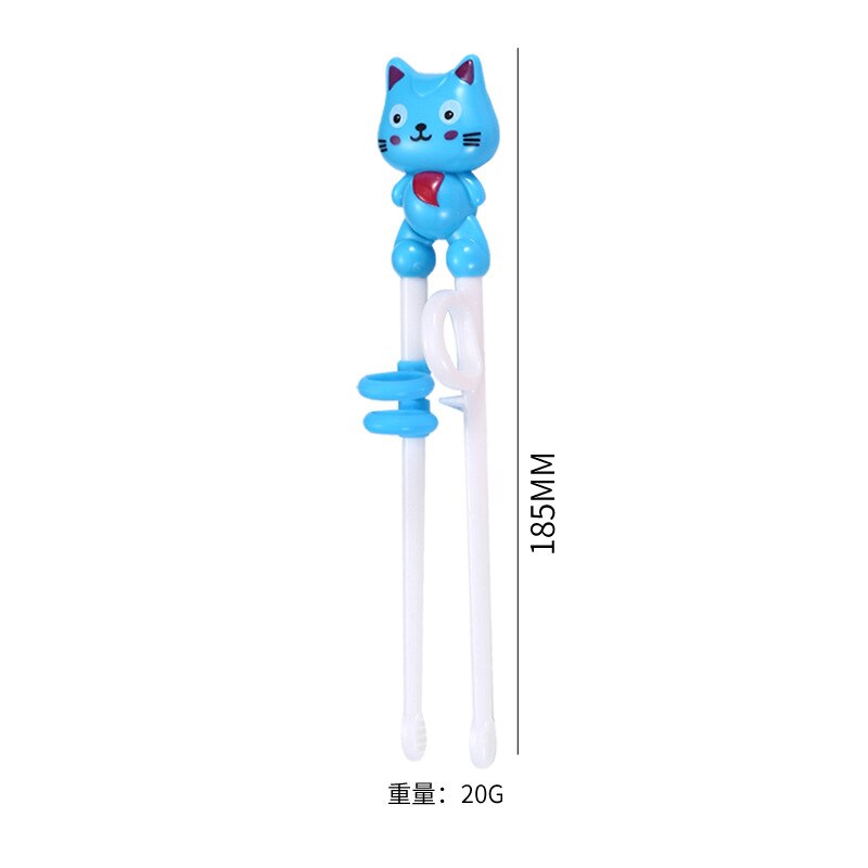 1Pair Chopsticks Plastic For Kids Cartoon Learning Chop Sticks Reusable Training Chopsticks Cute Children Tableware