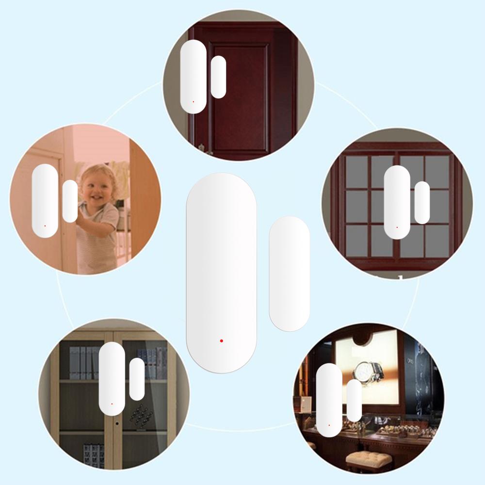 Tuya Security Burglar Alarm Door Intrusion Detector Door Window Sensor Home Wireless Shop Office Smart