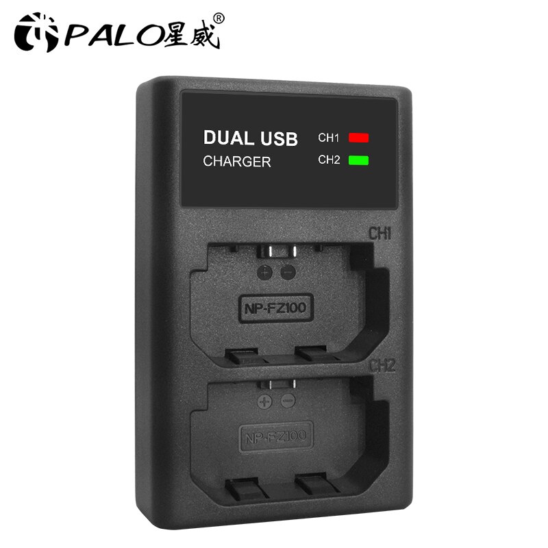 Palo NP-FZ100 NPFZ100 FZ100 Digitale Batterij Lader Voor Sony Alpha A9, Alpha A7R Iii, A7R Mark 3, alpha A7 Iii, A7 Mark 3: charger A