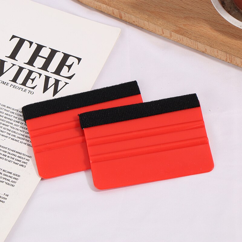 1/2pcs Vinyl Wrap Car Film Install Squeegee Carbon Fiber Wrapping Tool Auto Foil Window Tint Scraper Household Car Cleaning Tool