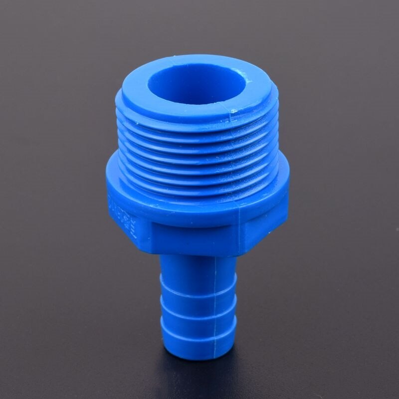5pcs 1/2"-8/10/12/16mm 3/4"-12/16mm PVC Pagoda Male Thread Connector Garden Irrigation Hose Connector Aquarium Adapter