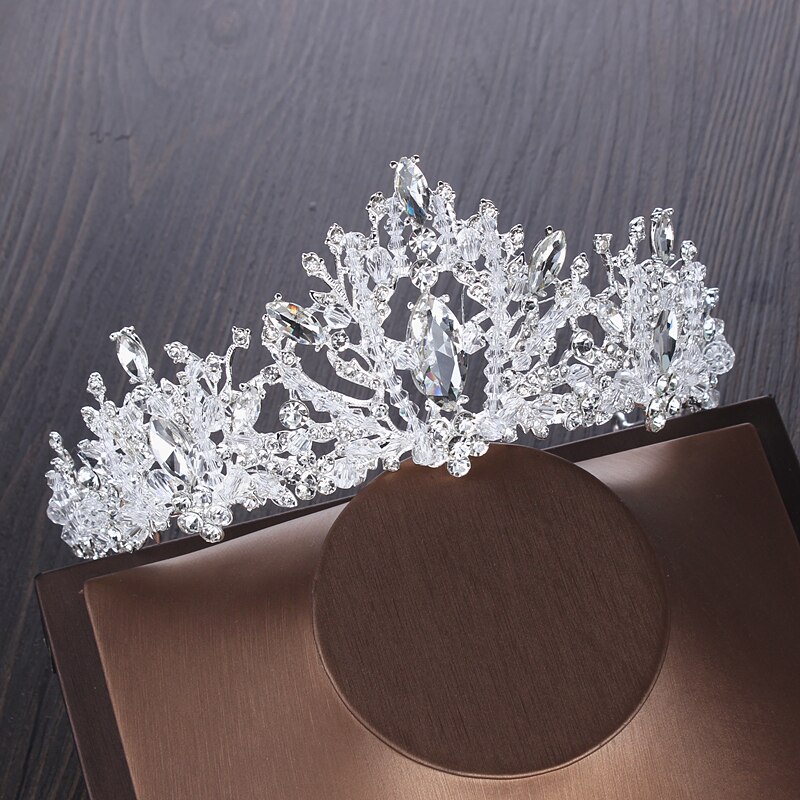 Conjuntos de joias florais de noiva, zircônio cúbico, coroa, brinco, gargantilha, conjunto de cristal, casamento, contas africanas, conjunto de joias