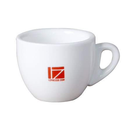 1Zpresso simple Pure white small Italian Espresso ounce 65ml ceramic coffee cup