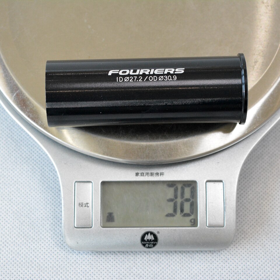 FOURIERS AC-S007 wioślarz sztyca aluminiowa tuleja konwersja zacisk sztycy rura adapter konwersji Super lekki 30.9 / 31.6 / 27.2mm: 27.2-30.9mm