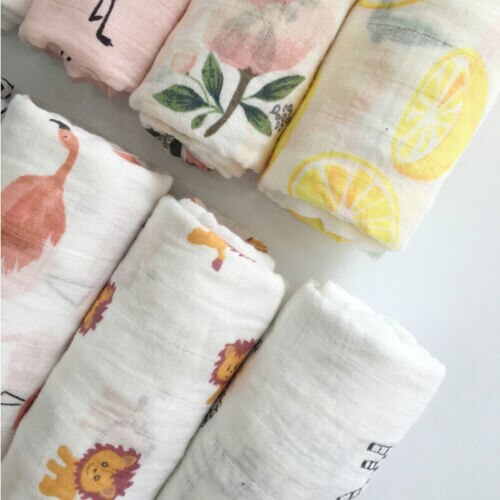 М- couverture à langes pour bébé 100% coton | Couvertures pour bébé coton, literie bébé, serviette à langes pour -nés