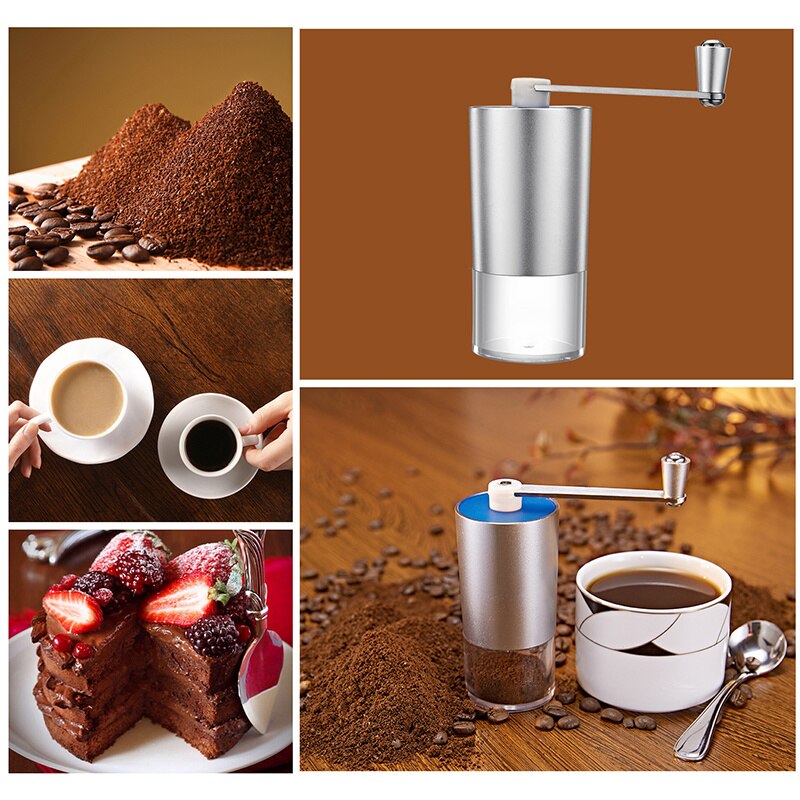 Coffee Grinders Stainless Steel Coffee Grinder Tool Hand Manual Coffee Grinder Mill Coffee Bean Spice Mini Grinders Kitchen