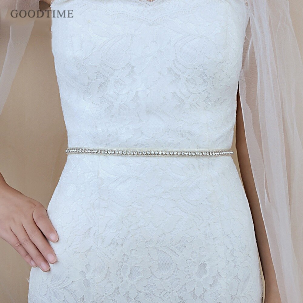 Wedding Belt Rhinestone Bridal Wedding Belt Thin Belt Long Narrow Wedding Dress Accessories Bridal Sash For Women Girl