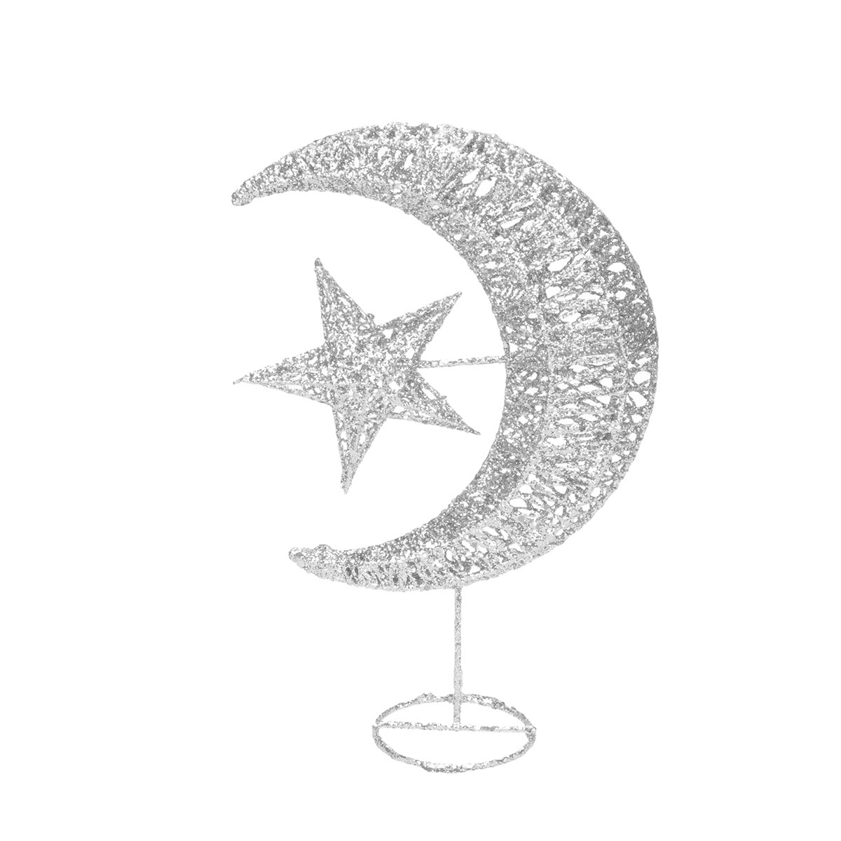 Wrought Iron Christmas Tree Topper Glittering Star... – Vicedeal
