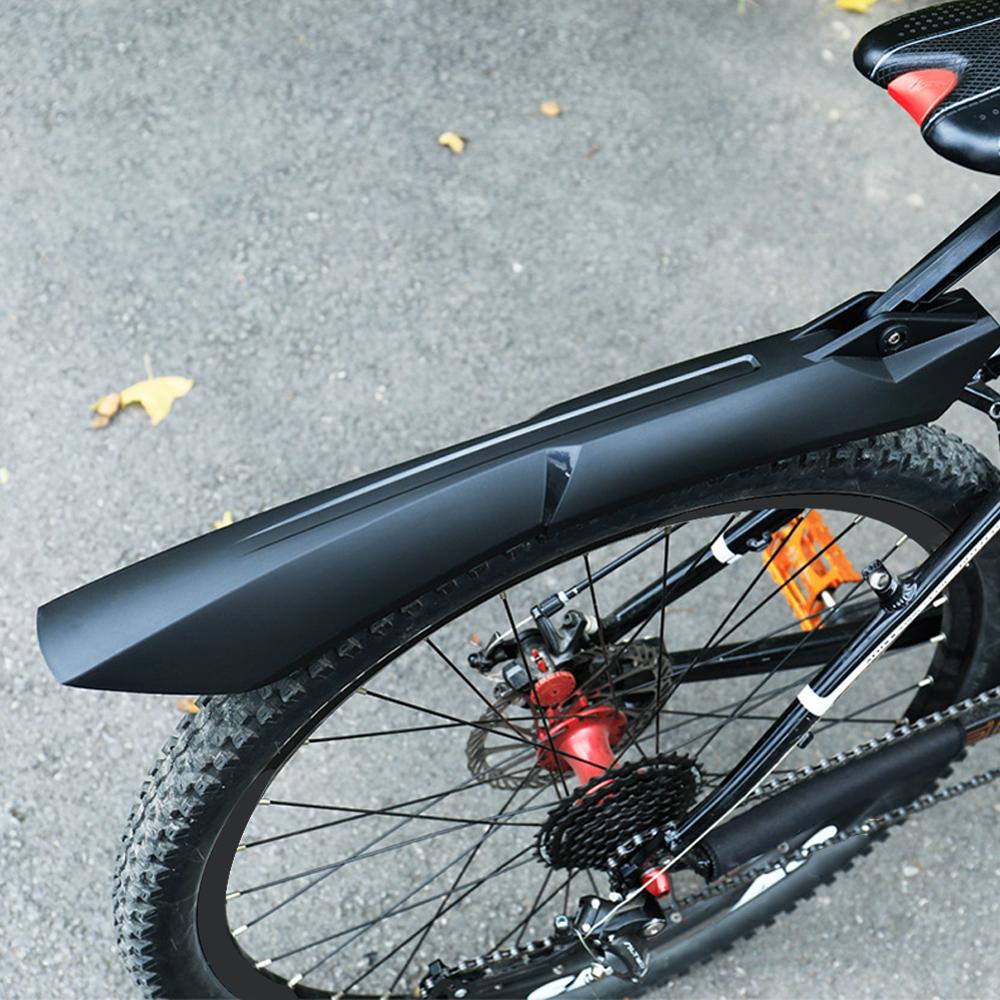 Guardabarros de bicicleta MTB 24 26 27,5 29 pulgadas, guardabarros delantero/guardabarros de rueda trasera de plástico, fácil montaje, súper largo
