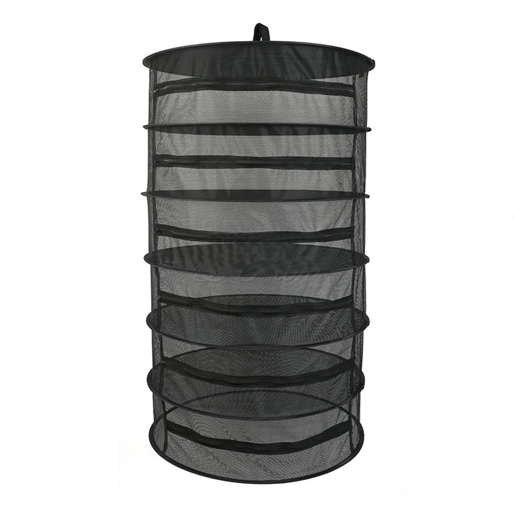 Perchero colgante para secado de plantas, 6 niveles, transpirable, duradero, estantería de malla para hierbas vegetales TI99: 02