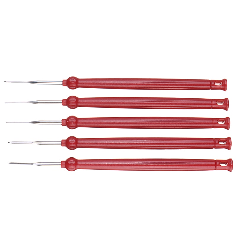 5pcs/Set Car Cable Wire Terminal Socket Plug Pin Removal Dismount Kit Crimp Connector Extractor Release Pin Cars Repair Tools