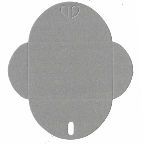 Paper envelope,Colorful Heart clasp envelopes,Wedding Invitation Envelope DIY Envelopes 10.5x7cm 100pcs/lot: Gray