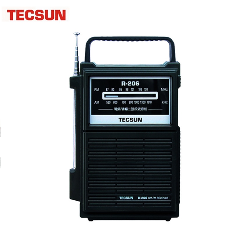 Originele Tecsun R-206 Radio Fm/Mw Hoge Gevoeligheid Radio Ontvanger Desheng R206 Digitale Ontvanger Voor Ouderen