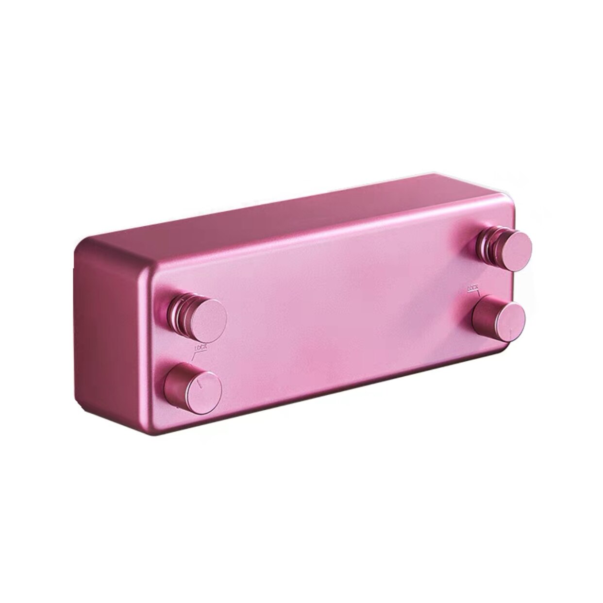 Versenkbare Wäscheleine Schwarz/Gold Stahl Draht Zweireihig drinnen Wäsche Aufhänger Trockner Unsichtbare Kleidung Trocknen Seil Einfache Gestelle: Rosa