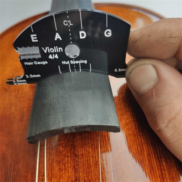Violin Bridges Multifunctional Mold Fingerboard Template Full Size Making Tools Cello Viola Double Bass Fingerboard Scraper Make: Violin 4 4