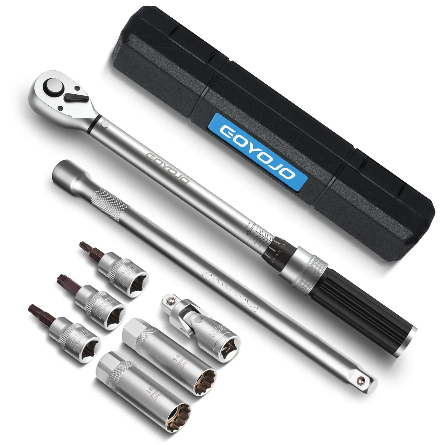 Kit d'outils d'entretien de vélo pour vélos de route et de montagne, multi-outils réglables, couple étanche, pouces, 2 à 24 Nm,: Rouge