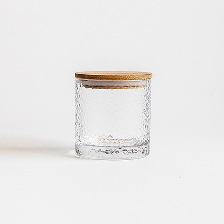 Japanese Glass Coffee Bean Storage Jars Kitchen Food Tea Cereal Organizer Container With Lid Airtight Food Sugar Can Bottle Tank: M
