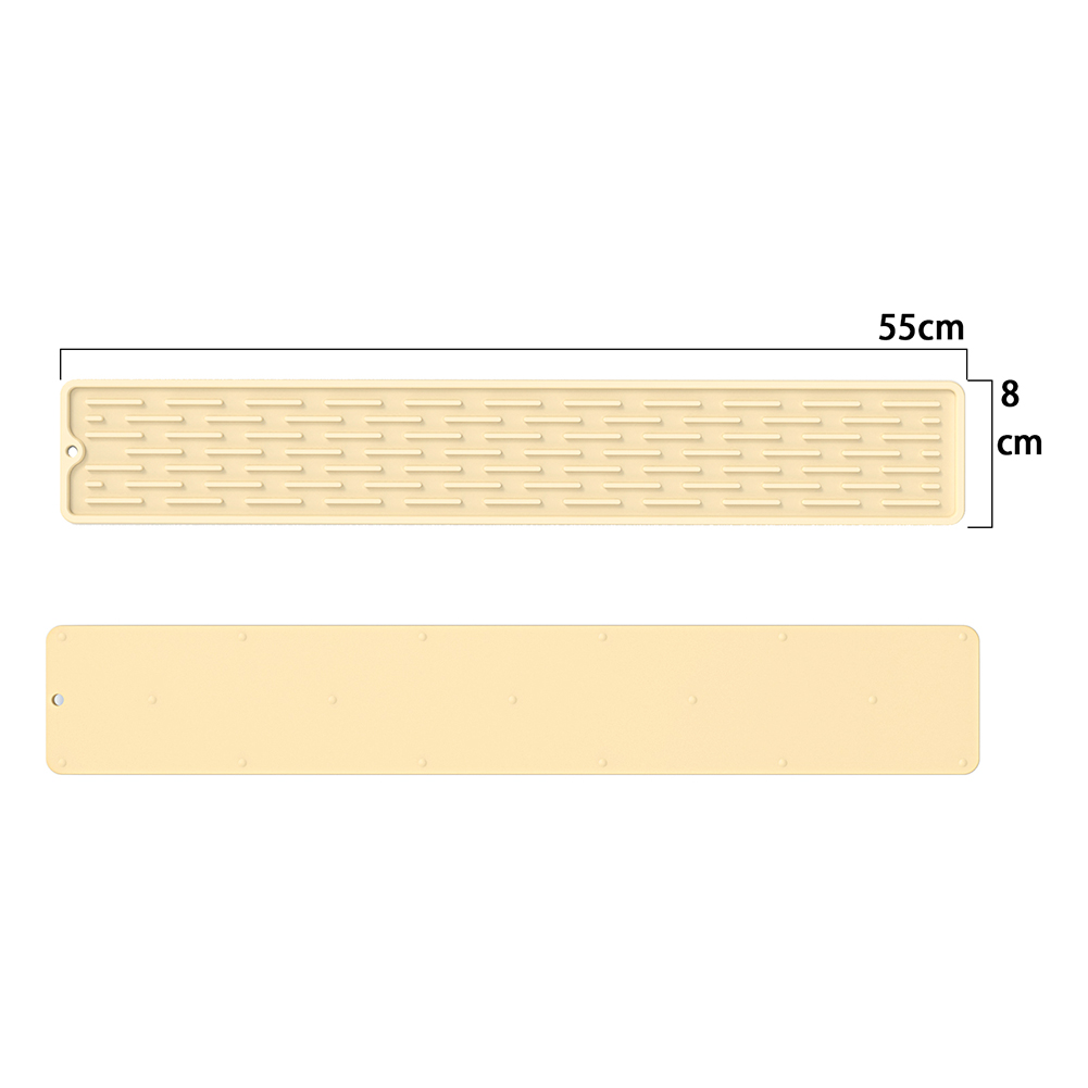Siliconen Afwasmat Bar Servicemat Minimalistische Rechthoek Afdruiprek Mat Barman Antislip Vaatwasser Voor Thuiskeuken: plum