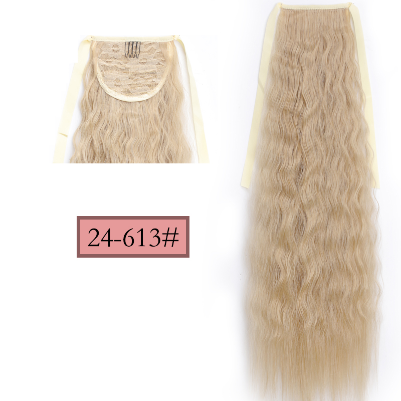 LISI HAIR Long Straight Clip In Tail False Hair Ponytail Hairpiece With Hairpins Synthetic Pony Tail Extensions: NC/4HL
