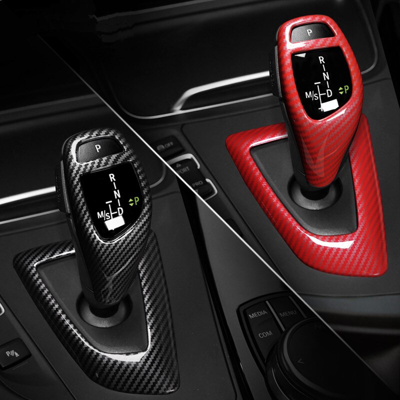 For BMW 3 Series 2012 2013-2018 F35 Black Carbon Fiber Door Handle Cover Protect