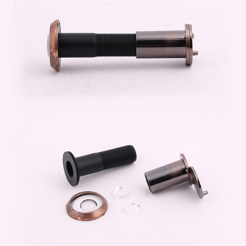 1pc Door Viewer Deluxe 200 Degree Wide Angle Peephole Door Spyphole View Chrome-plated for Home Furniture Hardware